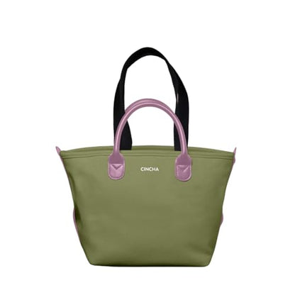 Cincha Canvas Go-Tote Bag, Water-Resistant, Versatile Travel Bag, Lightweight & Compact, As Seen on Oprah's Favorite Things - color: Olive, style: Mini