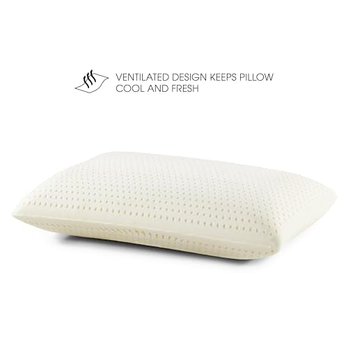 I AM Natural Breathable Talalay Latex Pillow, Queen - size: Queen