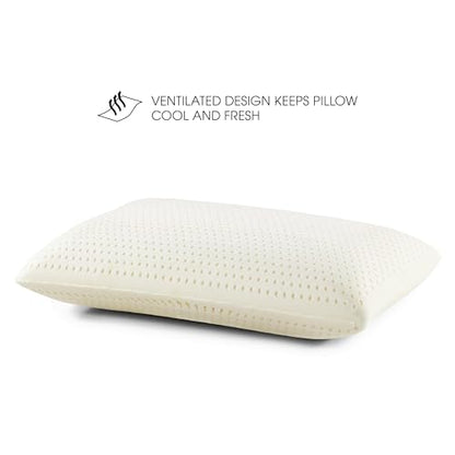 I AM Natural Breathable Talalay Latex Pillow, Queen - size: Queen