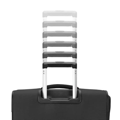 Samsonite 3-PC Soft-Sided 21/25/29” (Carry-On, Medium, Large Checked), Lightweight Expandable Element Luggage Set: 2 Front & Side Pocket, Four Spinner Wheels, Adjustable Handle, Durable- Black - color: Black, size: 3-Piece Set (21/25/29)