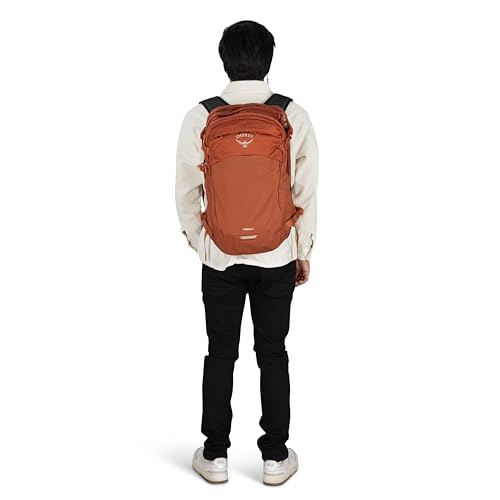 Osprey Nebula Commuter Backpack, Green OS | everyday bag, campus pack, laptop carry, laptop sleeve, work school travel, bottle pockets, everyday carry, Green color - color: Moss Green-earl Grey Heather