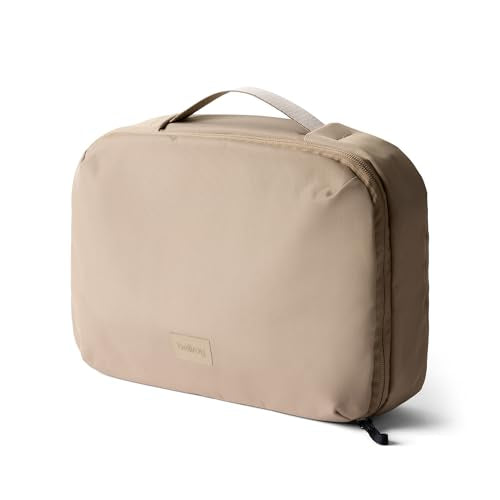 Bellroy Hanging Toiletry Kit Plus 8L, Travel Toiletry Bag - Stone - color: Stone