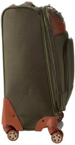 Pathfinder Carry-On Luggage with Spinner Wheels Softside Expandable 20-In Suitcase - color: Olive, size: 20-Inch Carry-On Suitcase