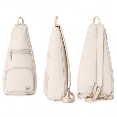 Reebok Crossbody Bags - Compact Multi-purpose Sling Bags for Women & Men - color: Maeves Stucco