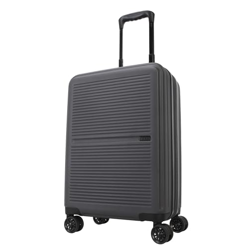 TRIPS AXIS 20-Inch Carry-On Lightweight Durable Hardside 8-Wheel Spinner Cabin Size Luggage, Asphalt - color: Asphalt, size: CARRY ON