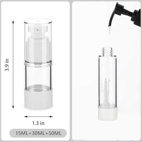 Small Spray Bottles, Plastic Travel Spray Bottle with Fine Mist - size: 15+30+50ml