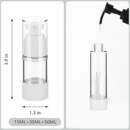 Small Spray Bottles, Plastic Travel Spray Bottle with Fine Mist - size: 15+30+50ml