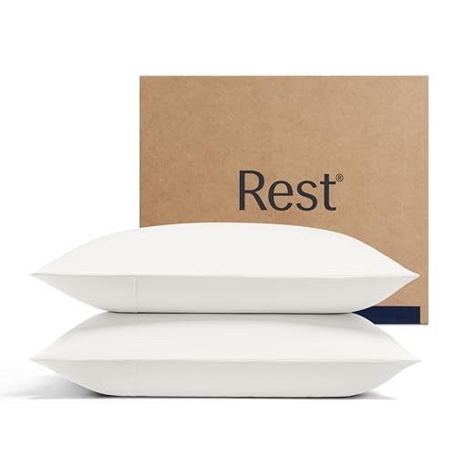 REST® Evercool®+ Cooling Pillowcases for Hot Sleepers, King, 2PCS - color: Arctic White, size: King (2 pcs)