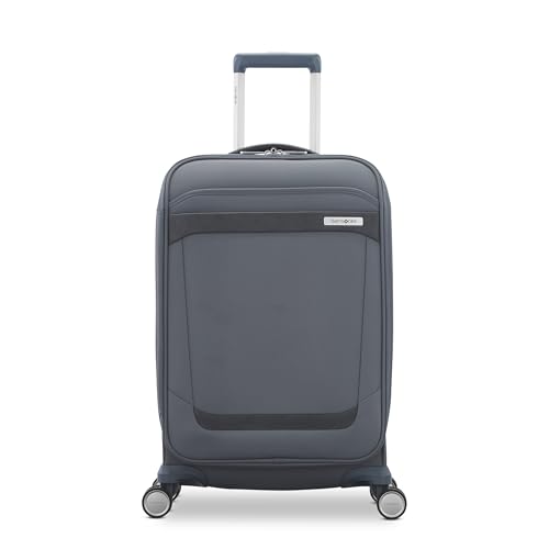 Samsonite Elevation Plus 22-Inch Carry-On - Expandable Softside Spinner Luggage - Slate - color: Slate, size: Expandable Carry-On