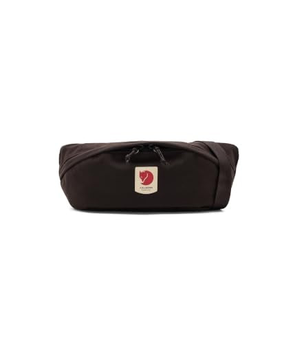 Fjällräven Ulvo Hip Pack Medium - Waterproof Bergshell Fabric, Durable Storage, Adjustable Belt- Hiking, Travel - color: Black Oak