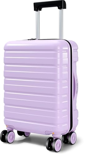 Lekesrping 16 Inch Underseat Carry On Luggage for Women, Light Purple - color: Purple, size: 16 Inch