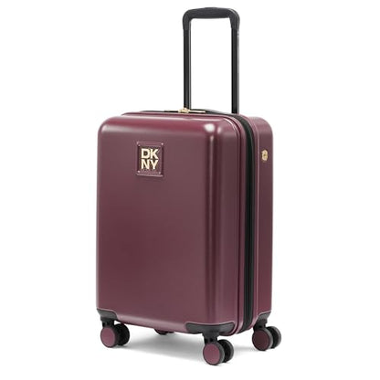 DKNY On the Go 21" Hardshell Lightweight Expandable Carry-On Luggage with Spinner Wheels,Burgundy - color: Burgundy, size: 21" Carry-On Luggage