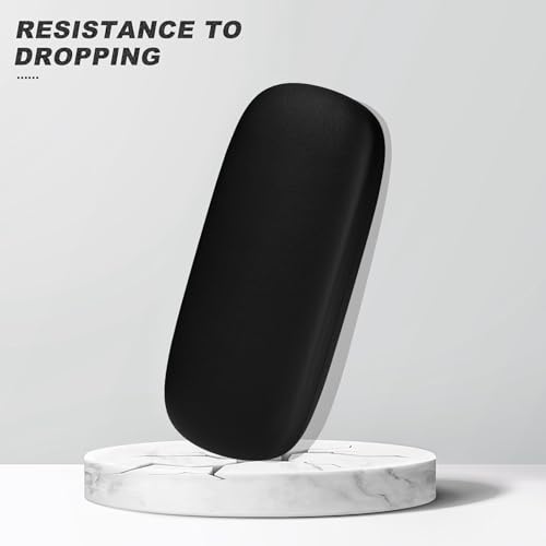 Eyeglasses Case, Hard Shell Protective Case for Glasses, Unisex for Women Men - color: Black