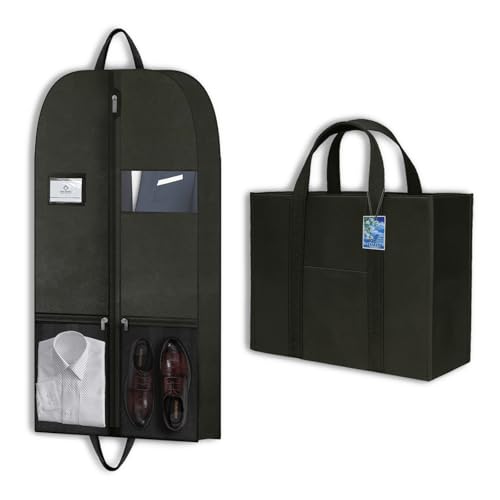 Garment Bag, 54 Inch for Men, Closet Travel, Suit Cover, Window, Hotel Use - size: (1 set ) 54" Garment Bag