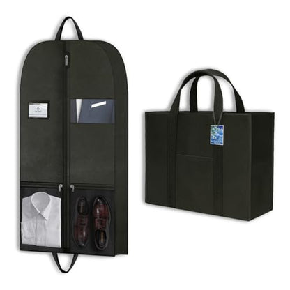 Garment Bag, 54 Inch for Men, Closet Travel, Suit Cover, Window, Hotel Use - size: (1 set ) 54" Garment Bag