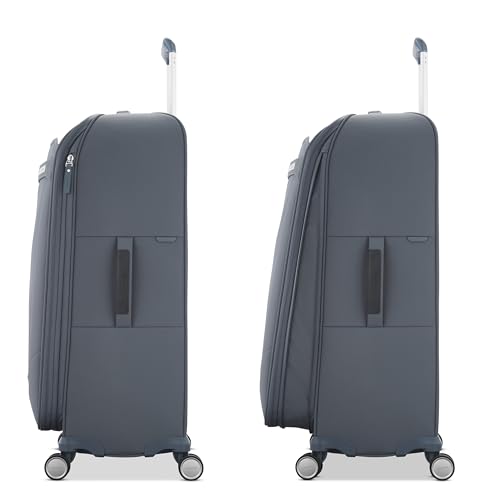 Samsonite Elevation Plus 22-Inch Carry-On - Expandable Softside Spinner Luggage - Slate - color: Slate, size: Expandable Carry-On