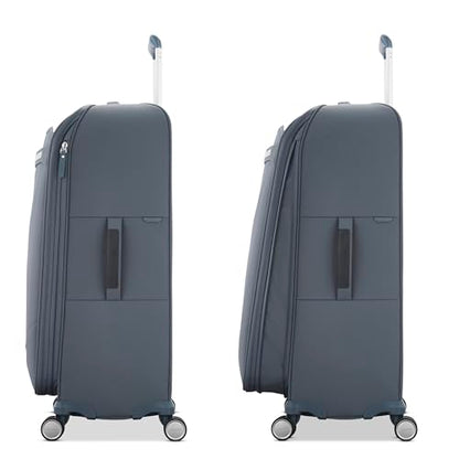 Samsonite Elevation Plus 22-Inch Carry-On - Expandable Softside Spinner Luggage - Slate - color: Slate, size: Expandable Carry-On