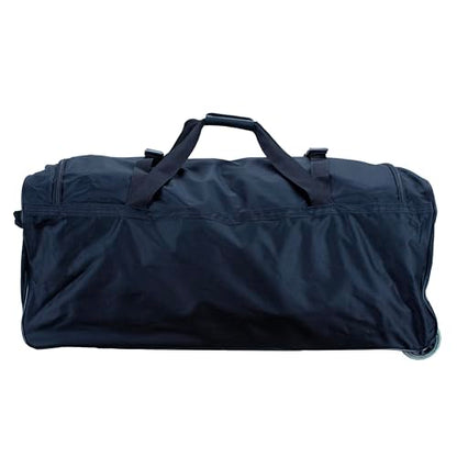 Rockland Rolling Duffel Bag, Black, 22" - color: BLACK, size: 22"