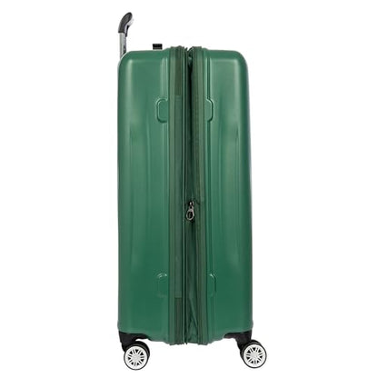 Bric's Cervia 30" Hardside Large Expandable Luggage, 360° Spinner Wheels, Lightweight Checked Suitcase, TSA-Approved Locks, Dark Emerald Green - color: Dark Emerald Green, size: Large-Checked 30 inch