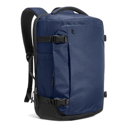 tomtoc Travel Backpack 40L, TSA Carry On Bag Flight Approved, PFAS Free - color: Dark Blue-ripstop, size: 40L