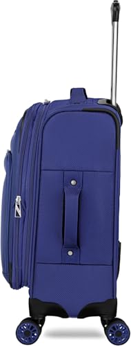 Expandable Spinner, 20-Inch Spinner Carry-On, Sapphire - color: Sapphire, size: 20-Inch Spinner Carry-On