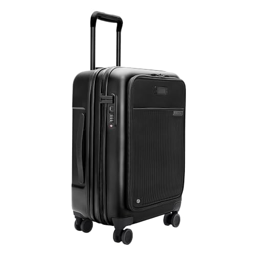 Briggs & Riley Sympatico Essential 22 Inch Carry-On Front Pocket, Black - color: Black, size: 22" Carry-On