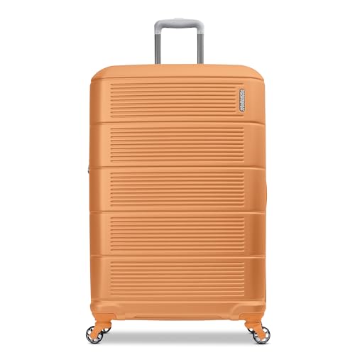 American Tourister Stratum 2.0 Expandable Hardside Luggage with Spinner Wheels, 2-Piece Set 20/28, Papaya - color: Papaya, size: 2-Piece Set (Carry-on/Large)