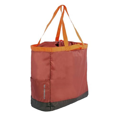 Eddie Bauer Stowaway Packable Tote Bag - color: Maroon