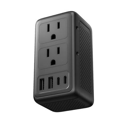2000W Voltage Converter US to Europe, with 2 USB A and 2 USB C Ports