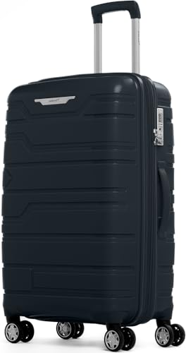 Gabbiano Unbreakable Hardshell PP Luggage Set Extra Large with 8 Wheels Thick Shell Multi Layer PP (Teal, Carry-On 22 Inch) - color: Teal, size: Carry-On 22 Inch