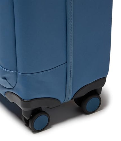 JanSport Good Latitude Carry On Spinner Suitcase - 42L Water Resistant Travel Luggage with 16 Inch Laptop Sleeve - Durable Lightweight Rolling Hardside Softside Carry-on Bag, Elemental Blue - color: Elemental Blue, size: 22-inch Carry On