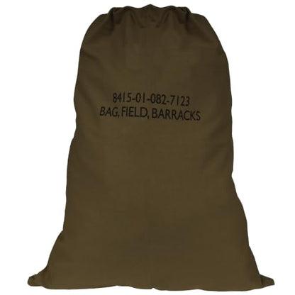Rothco Barracks Bag, Heavyweight Cotton Canvas, Olive Drab, 24" x 32" - color: Olive Drab, size: 24" x 32"