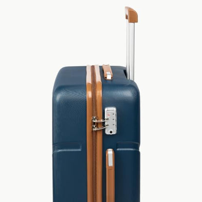 Cosbarn Luggage Sets, Durable 20,24,28 inch Suitcase Sets With Wheels - color: Navy
