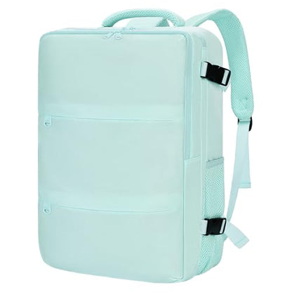 Travel Carry On Backpack for Women, TSA Approved 15.6" Laptop Daypack - color: Blue, size: Medium