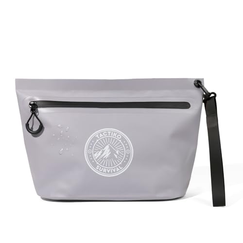 Tactiko 3L Heavy-Duty Zipper Pouch – Splash-Resistant Gear Organizer - color: Gray