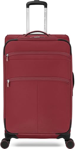 Everest Expandable Softside Spinner - color: Wine, size: 25-Inch Spinner