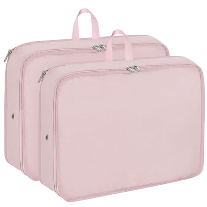 Packing Cubes for Travel Packing Organizers Compression Travel Cubes, Pink - color: Pink