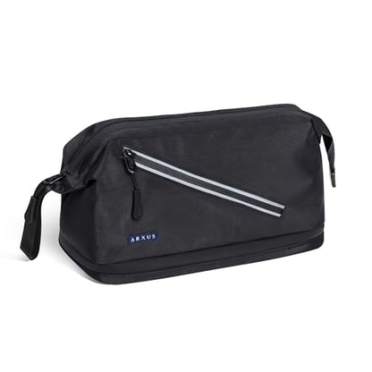 Arxus Toiletry Bag for Men Travel Wash Makeup Shaving Dopp Kit Essentials