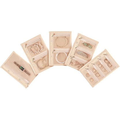 Lolalet Travel Jewelry Organizer Case -5 Pcs - color: 5Pcs Bag, size: L