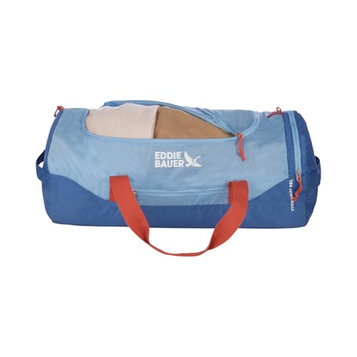 Eddie Bauer Stowaway Packable Duffel Bag, 45L, Coast - color: Coast