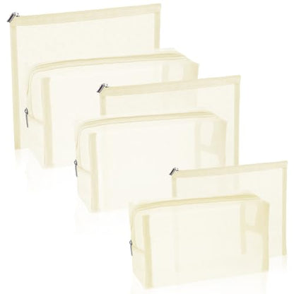 Boao 6 Mesh Zipper Travel - color: Beige