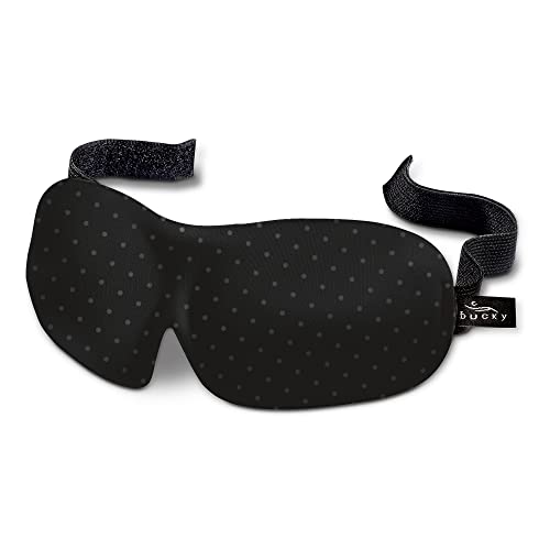 Bucky 40 Blinks No Pressure Beauty & Travel Eye Masks, Gray Dots - color: Gray Dots, size: 1 Count (Pack of 1)