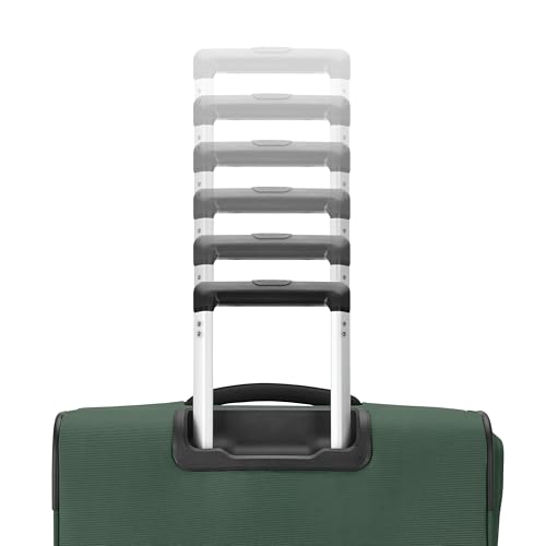 Samsonite 3-PC Soft-Sided 21/25/29” (Carry-On, Medium, Large Checked), Lightweight Expandable Element Luggage Set: 2 Front & Side Pocket, Four Spinner Wheels, Adjustable Handle, Durable- Deep Green - color: Bistro Green, size: 3-Piece Set (21/25/29)