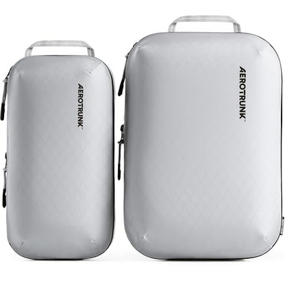 Aerotrunk Ultralight Compression Packing Cubes for Travel, 3-Pack, Grey - color: Grey, size: 3-Pack
