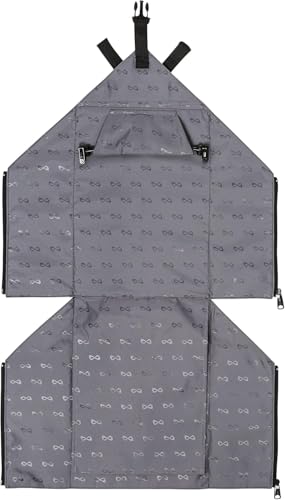 Nfinity Uniform Organizer - Closet Storage - Wardrobe Space Saving Solution - color: Classic Black/Red Logo