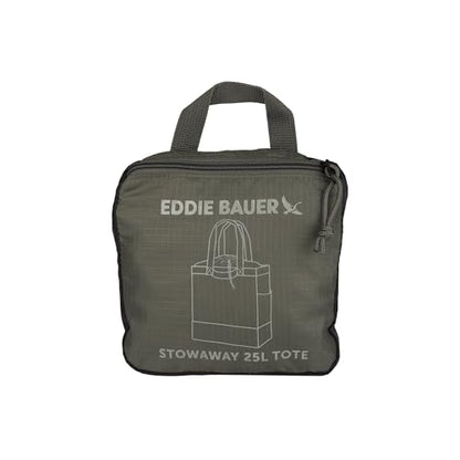 Eddie Bauer Stowaway Packable Tote Bag - color: Spruce
