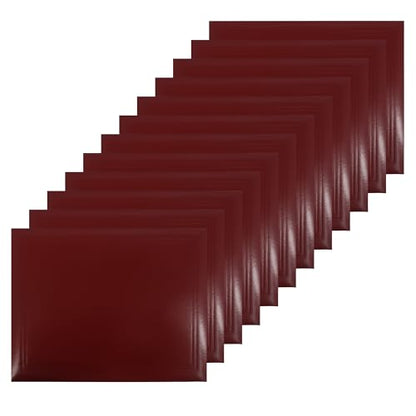 GraduationMall 8.5"x11" Smooth Padded Diploma Cover Certificate Holder Maroon,12-Packs - color: Maroon, size: 12 Packs