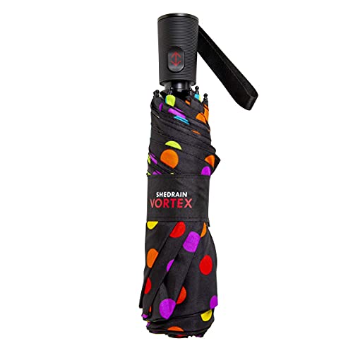 ShedRain Vortex Windproof Compact Travel Umbrella, Auto Open Close - color: Tina
