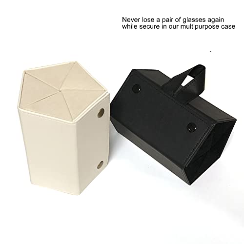 Longjet Sunglasses Organizer Travel Glasses Case Eyeglasses Storage Box - color: Full Black