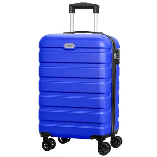 AnyZip Luggage PC ABS Hardside Lightweight Suitcase with 4 Universal Wheels TSA Lock Carry-On 20 Inch Blue - color: Blue, size: 20" Carry-On